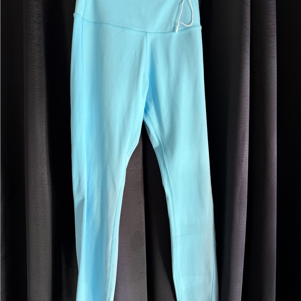 Women's Sky Blue High-Waist Leggings